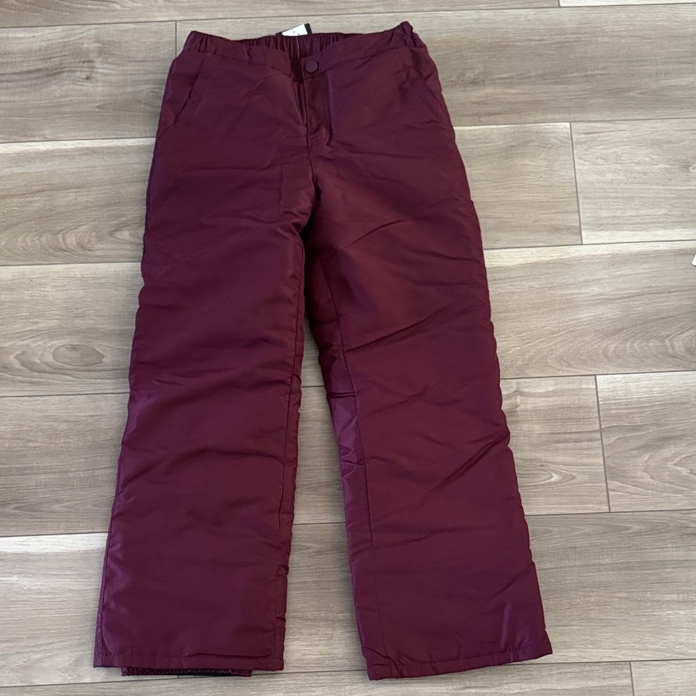 The Children's Place Burgundy Snow Pants Size: 10